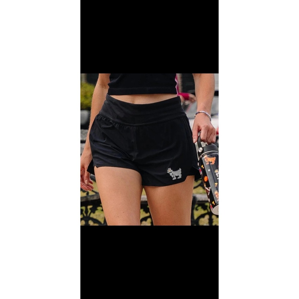 GOAT Black Athletic Shorts women's size Large